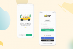 Happy Ride - On-Demand Taxi Booking App